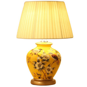 Настольная лампа (светильник) с абажуром NLA-034