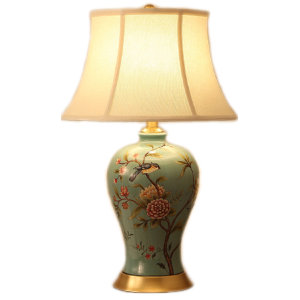 Настольная лампа с абажуром NLA-036