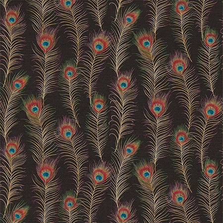 Ткань для абажура (цветы и птицы) TD045
