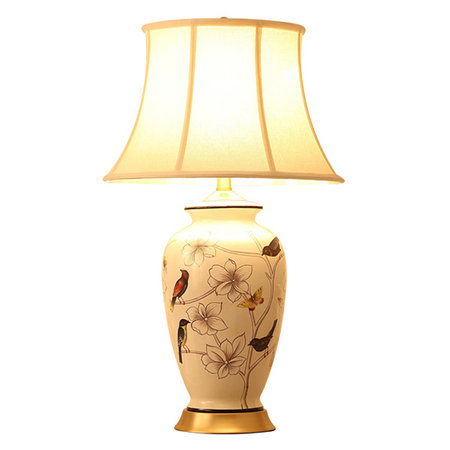 Настольная лампа (светильник) с абажуром NLA-043