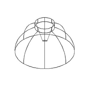 Каркас подвесного абажура KP01