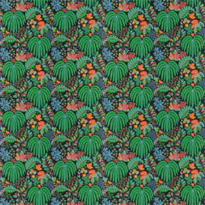Ткань для абажура (цветы и птицы) TD058